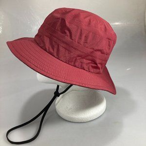 L.L. Bean Unisex S Burgundy Nylon Bucket Hat Water Resistant
